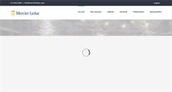 Desktop Screenshot of mercierleduc.com